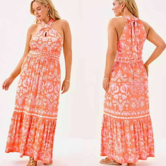 Lilly Pulitzer Montecito‎ Halter Maxi Dress - Picture 13 of 14
